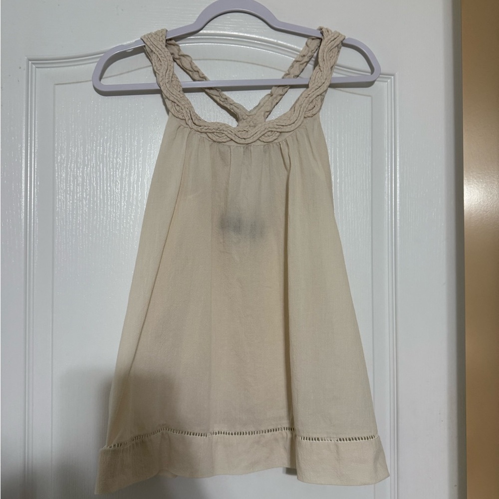 Cream tank top